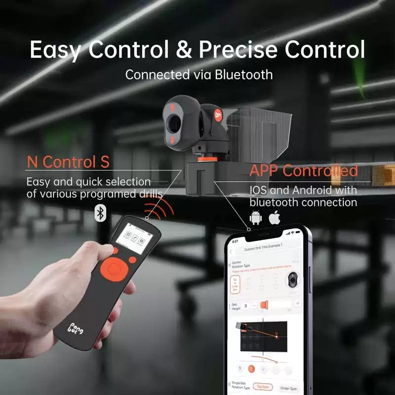 Pongbot NOVA S Pro Portable Table Tennis Robot
