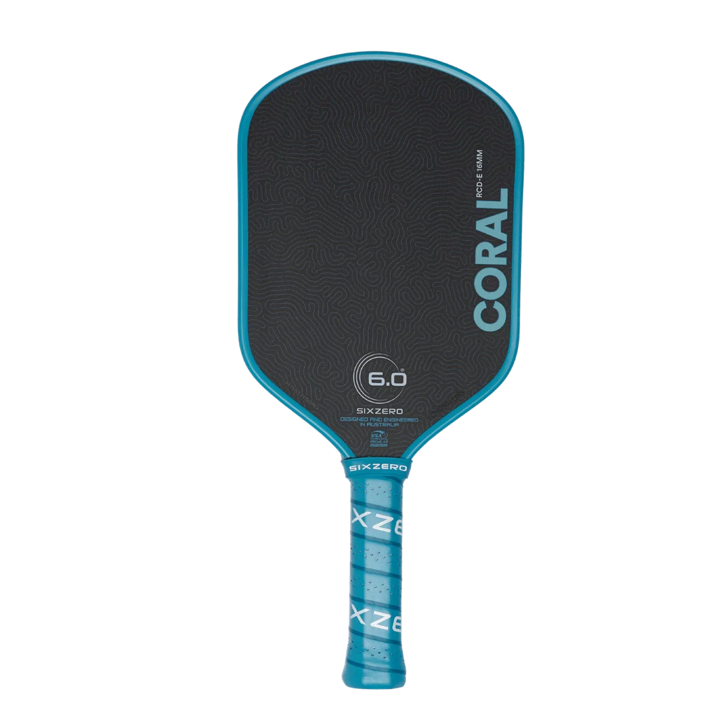 Six Zero Coral 16mm Pickleball Paddle
