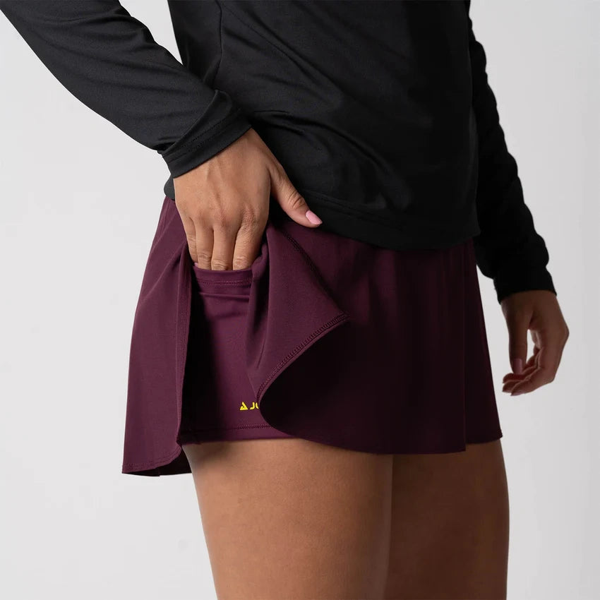 JOOLA Womens Pickleball Skort (Bordeaux) - M