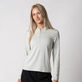 JOOLA Womens Quarter Zip Pullover (Gravity Gray Hthr) - M