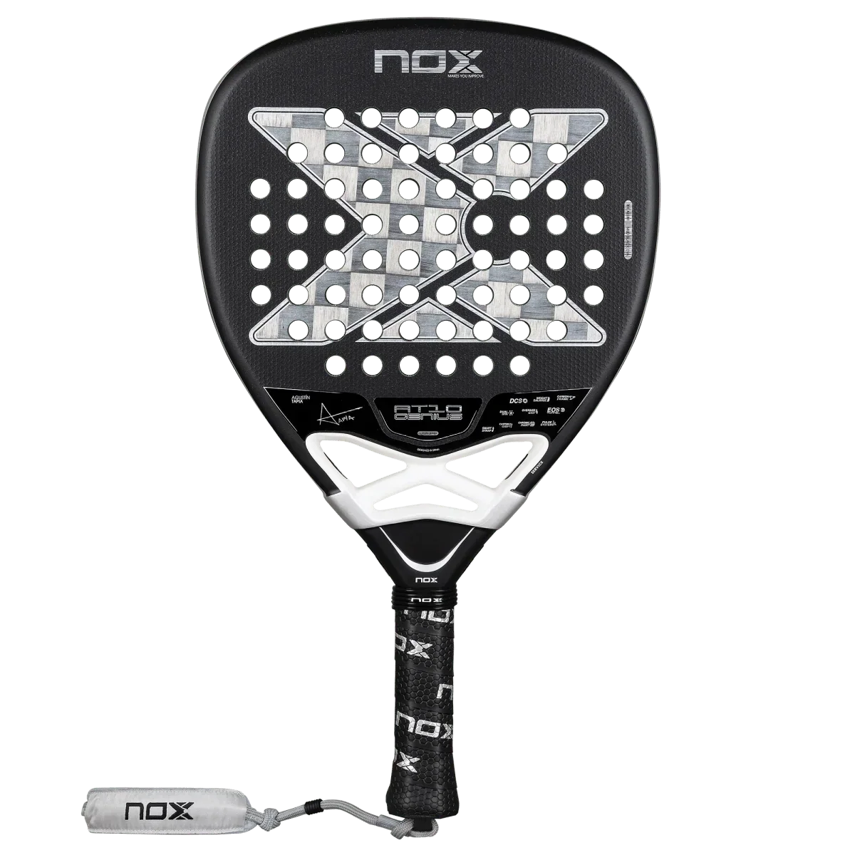 NOX AT10 Genius Attack 18K Alum Padel Racket