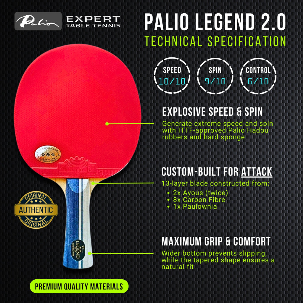 Palio Legend 2 Table Tennis Racket