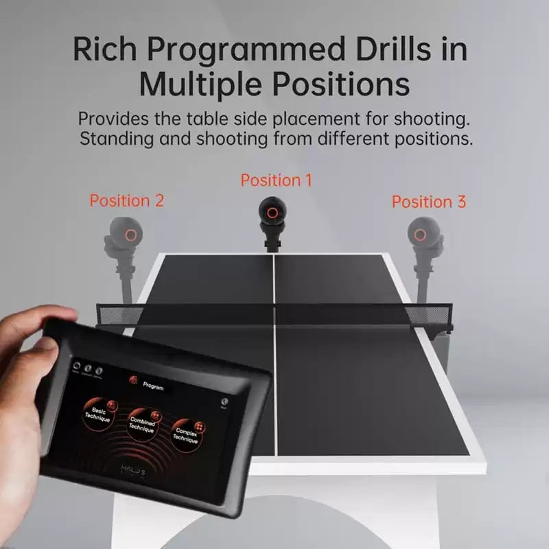 Pongbot HALO S Pro Floor Standing Table Tennis Serving Robot (Pre-Order)