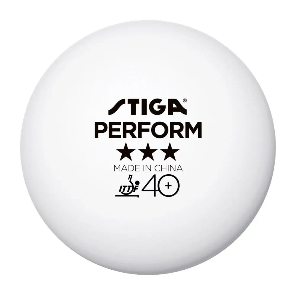 STIGA Perform 40+3 Star Balls Pack of 6