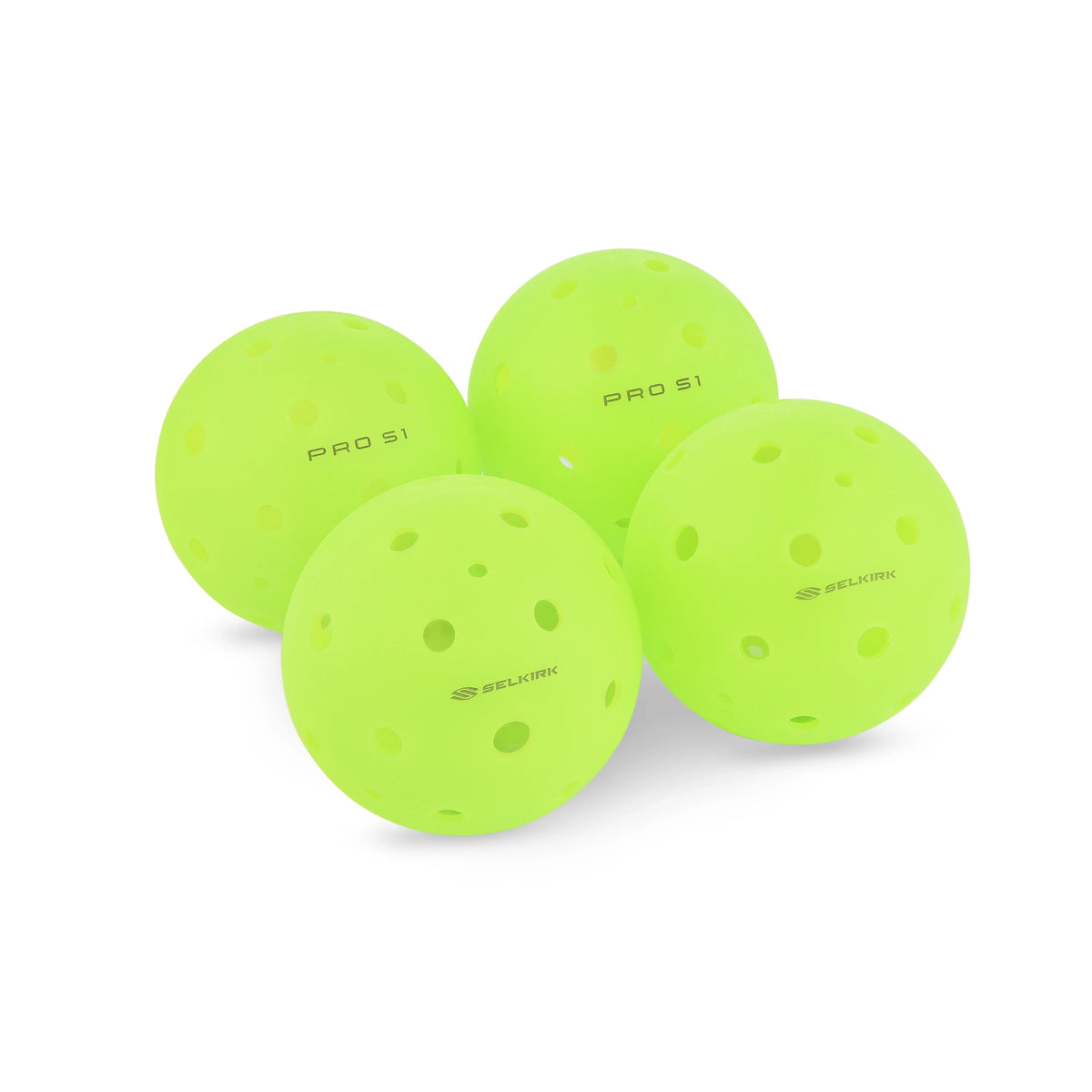 Selkirk Pro S1 Pickleballs, Pack of 4