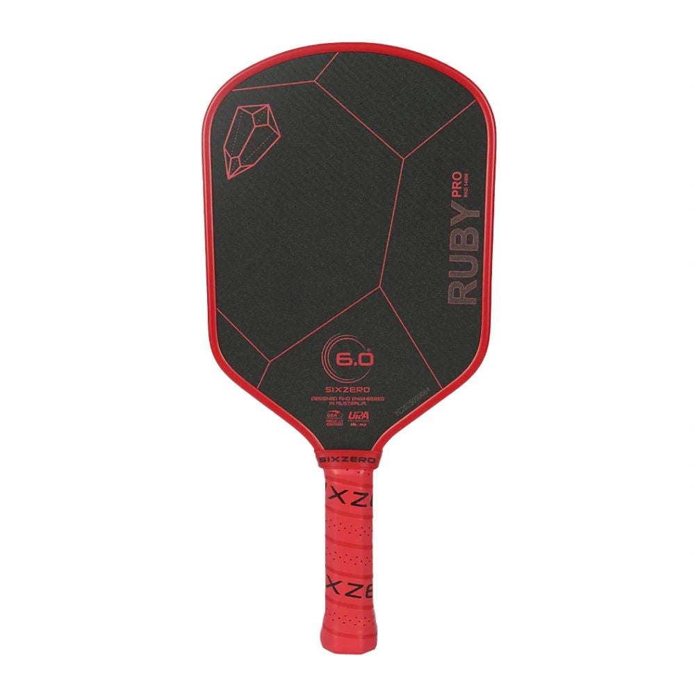 Six Zero (6.0) Ruby Pro 14mm Pickleball Paddle