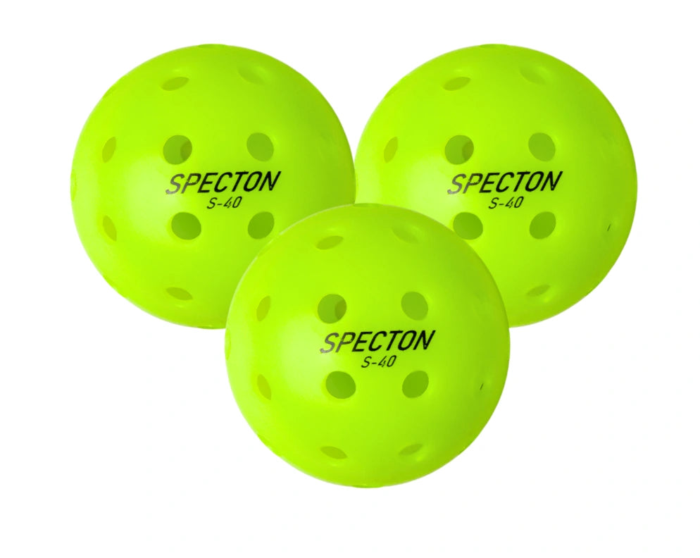 Specton S40 Pickleballs, Pack of 3