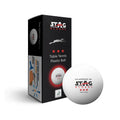Stag Global Rome 2024 40+ 3 Star Table Tennis Balls, Pack of 3