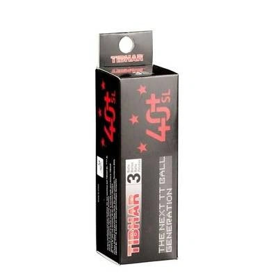 Tibhar 40+ SL 3 Star Table Tennis Balls, Pack of 3
