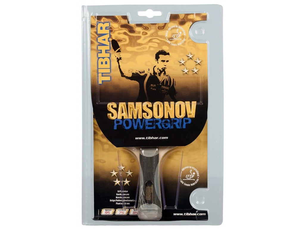 Tibhar Samsonov Powergrip Table Tennis Racket