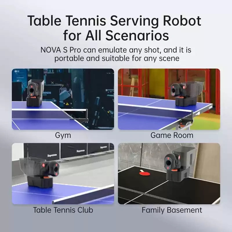 Pongbot NOVA S Pro Portable Table Tennis Robot