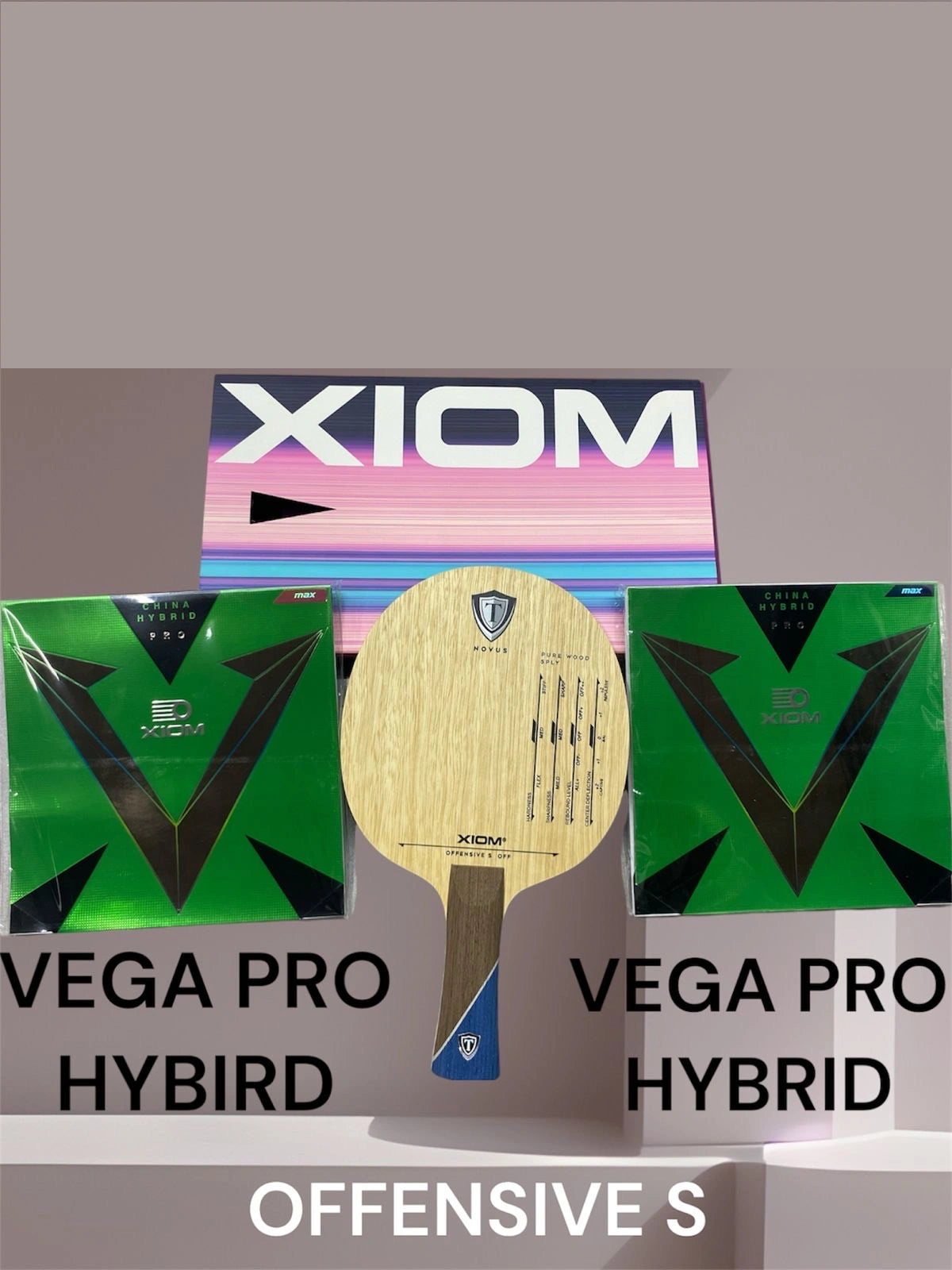 Xiom Vega Hybrid Intermediate Table Tennis Racket