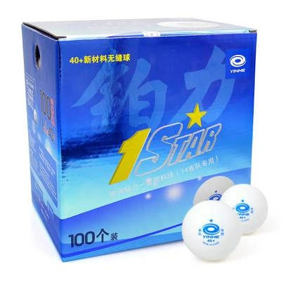 Yinhe 1 Star Seamless Table Tennis Balls, Pack of 100