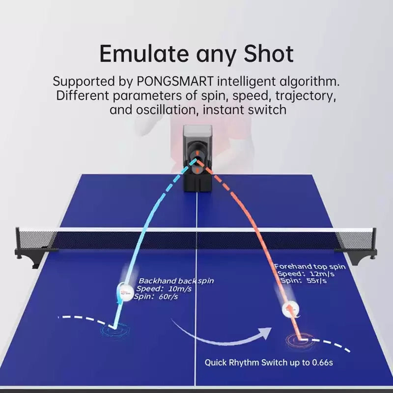 Pongbot NOVA S Pro Portable Table Tennis Robot