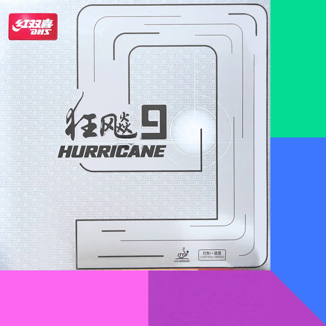 DHS Hurricane 9 Table Tennis Rubber