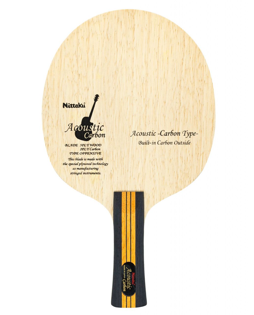 Nittaku Acoustic Carbon Table Tennis Blade