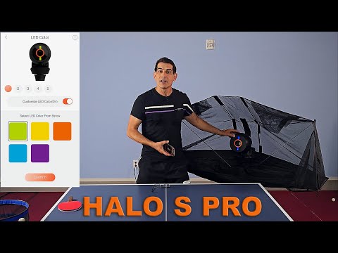 Pongbot HALO S Pro Floor Standing Table Tennis Serving Robot (Pre-Order)