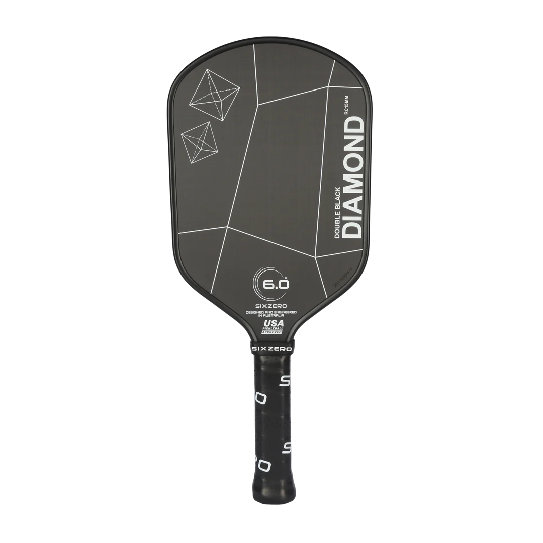 Six Zero (6.0) Double Black Diamond Control Pickleball Paddle